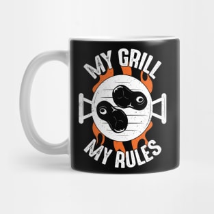 My Grill My Rules BBQ Season Pitmaster Gift Mug